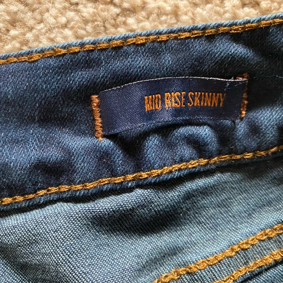 Jag Jeans, 14 Petite, Mid-rise Skinny, Indigo Wash, Excellent Condition - Picture 7 of 9